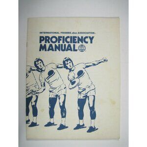 International Frisbee Disc Proficiency Manual Vintage Training Guide Disc Sports